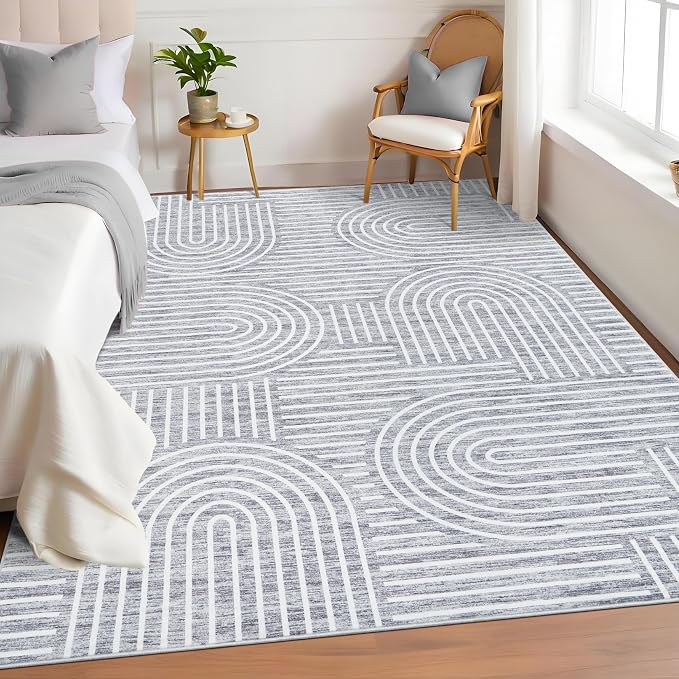 ROYHOME Washable Rug 5x7 Area Rugs