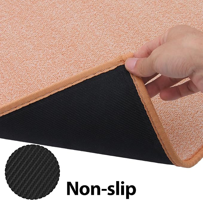 Area Rug with Non Slip Rubber Backing, Washable Soft Floor Carpet