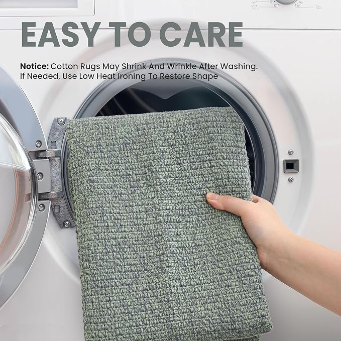 EARTHALL Washable Runner Rug 2x4 Ft Non Slip Runners