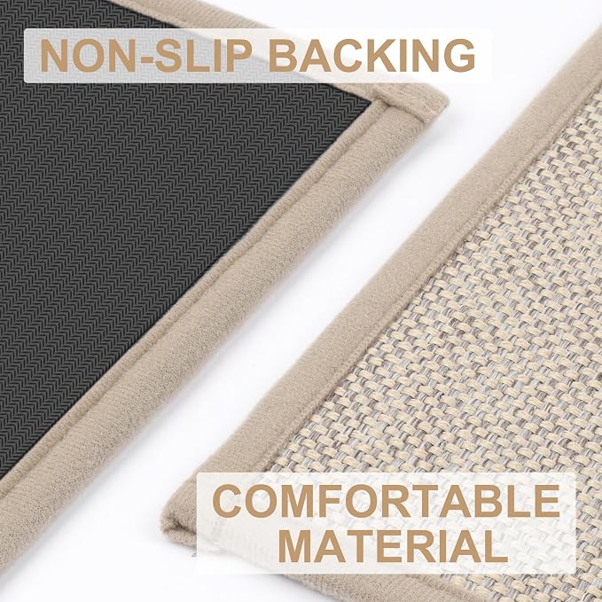 LEKEEPGO Door Mat 36"x59", Non Slip Door Mat Indoor Entrance, Rubber Backing