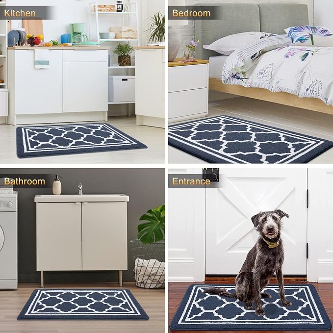Buganda Long Indoor Door Mat, Dirt-Resistant and Absorbent Doormat, Low Profile
