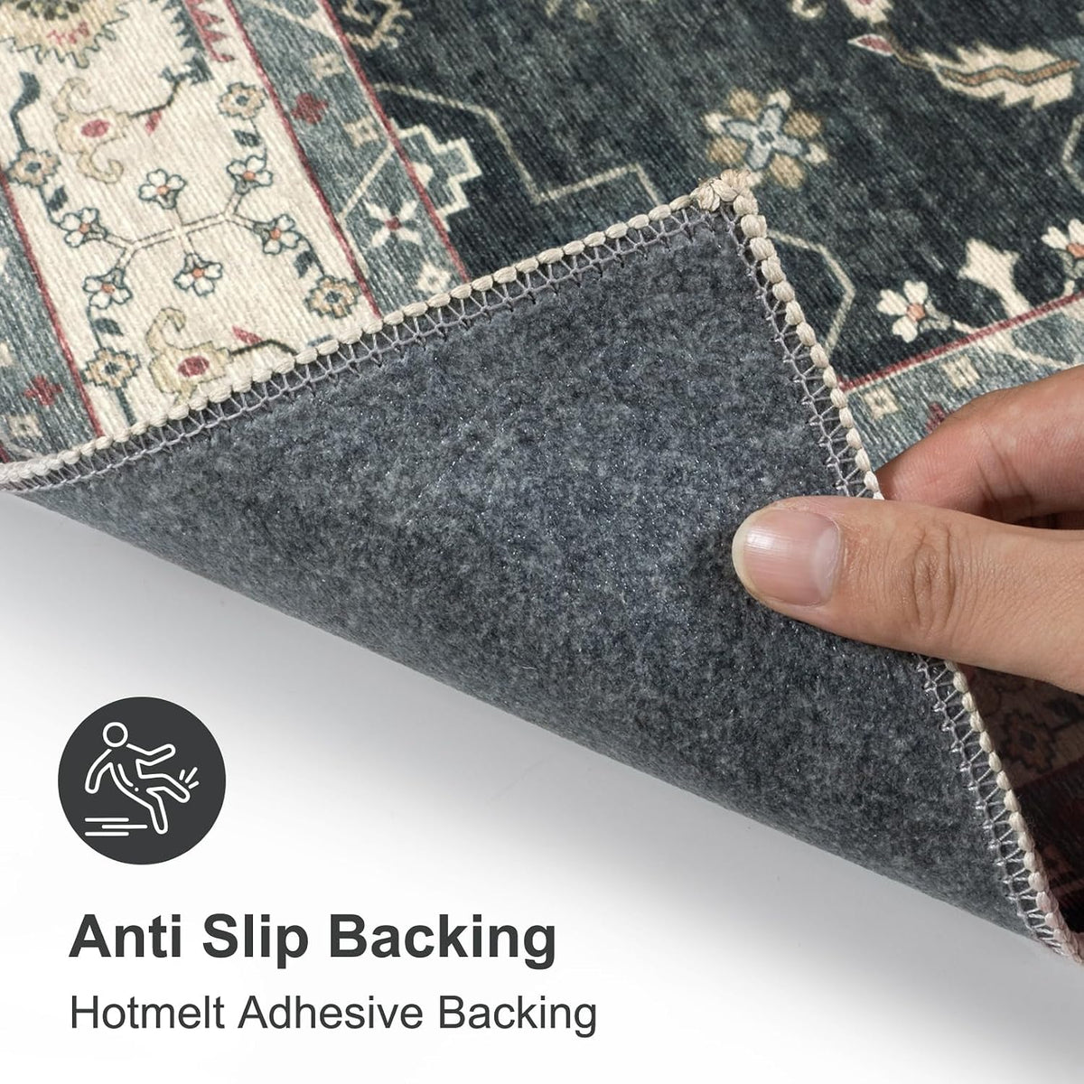 48"x60" Office Chair Mat for Hardwood Floor, Washable Non-Slip Protector