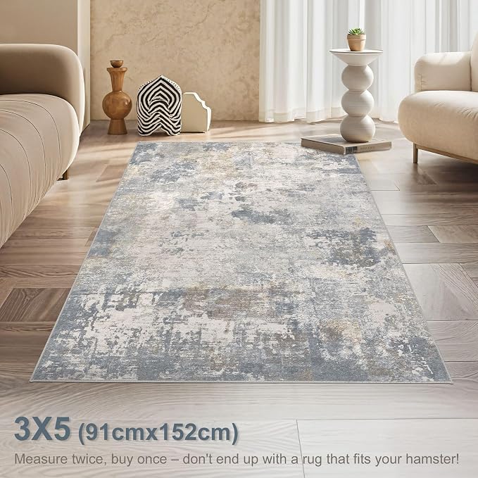 UERMEI 3x5 Area Rug Living Room Rugs