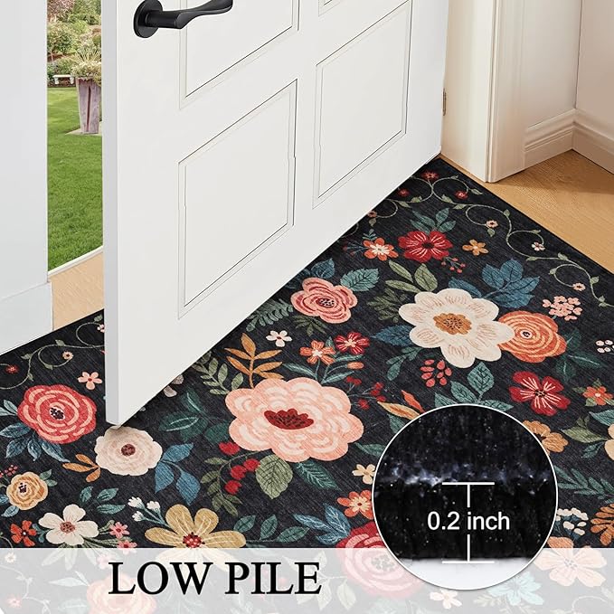 DUKINO Runner Rug, 2.6x8 Kitchen Rugs