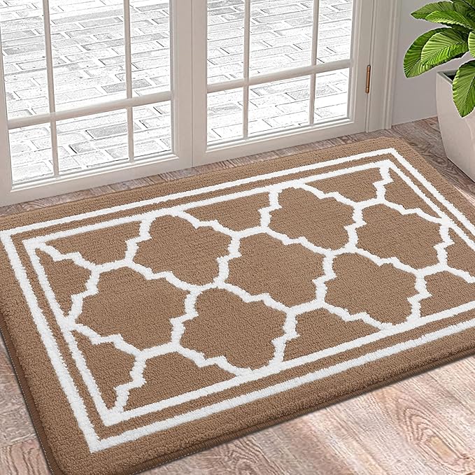 Buganda Indoor Door Mat, Dirt-Resistant and Absorbent Doormat, Low Profile