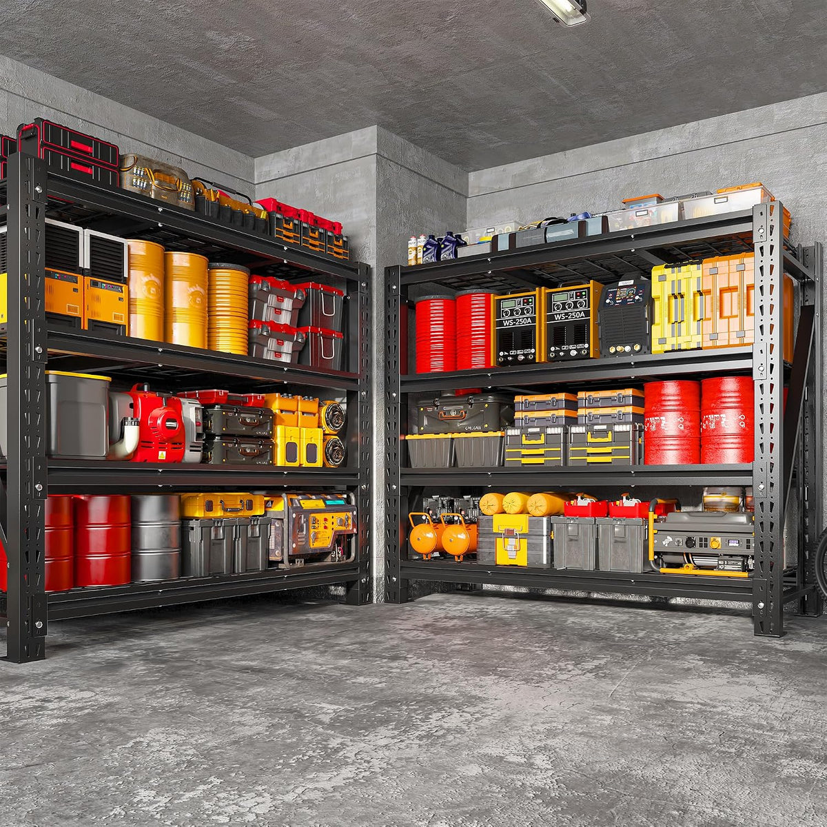 Romorgniz 3040LBS Garage Shelving for Warehouse, 51.6" W Storage Shelves