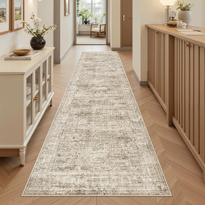 Soalmost Runner Rug 2x7 Washable Non-Slip Hallway Runner Rugs