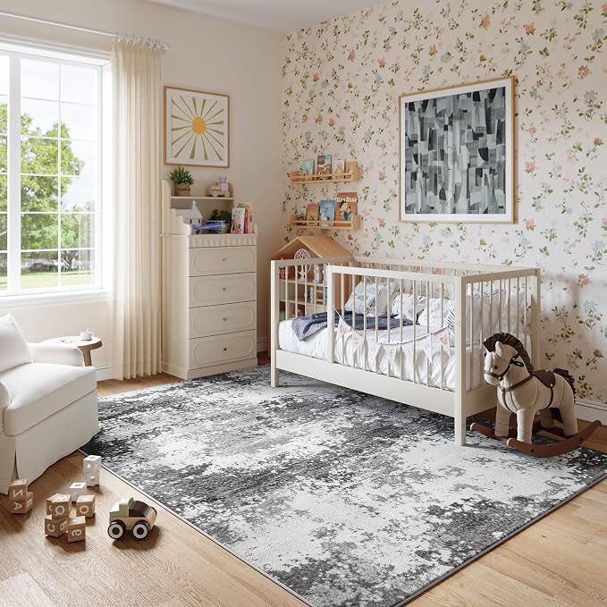 Washable Rug 5x7 Area Rugs for Living Room Bedroom Carpet, Dining Room Table