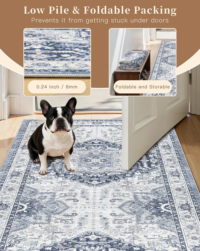 Madane Washable Runner Rug