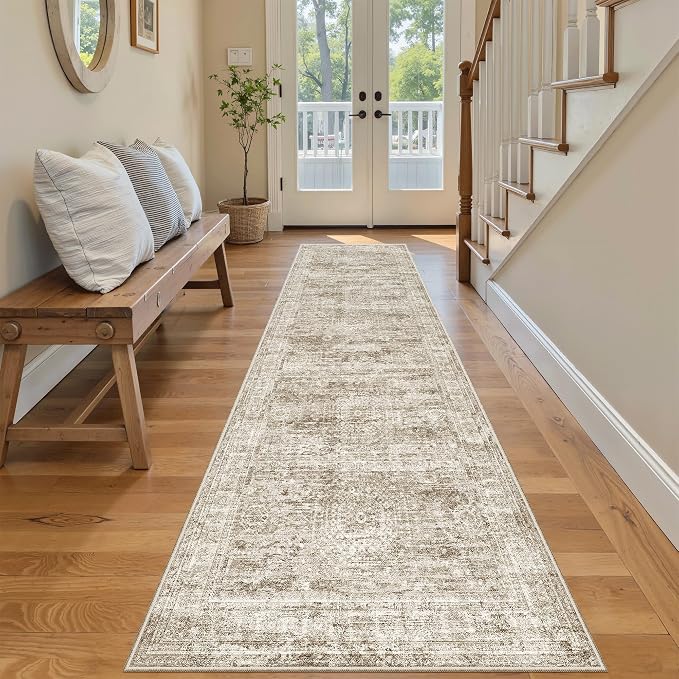 Soalmost Runner Rug 2x7 Washable Non-Slip Hallway Runner Rugs