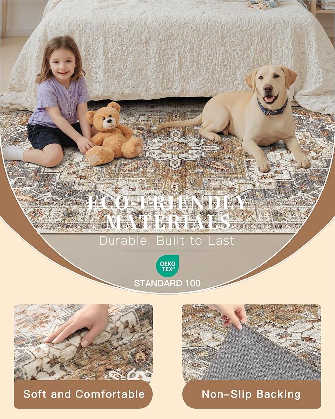 Madane Washable Runner Rug