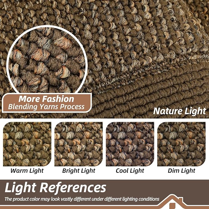 BEQHAUSE Indoor Door Mat 24" x 60", Dirt Trapper Door Mats Non-Slip Entryway