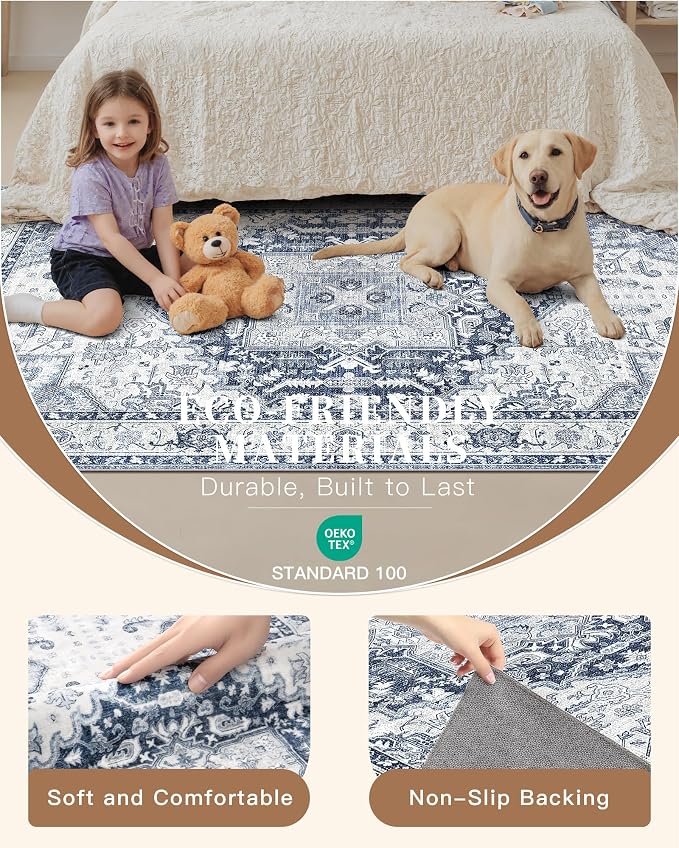 Madane Washable Runner Rug