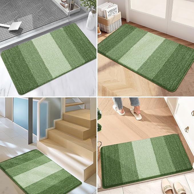 Kitinjoy Indoor Outdoor Door Mat, 54x24 Non-Slip Absorbent Dirt Trapper