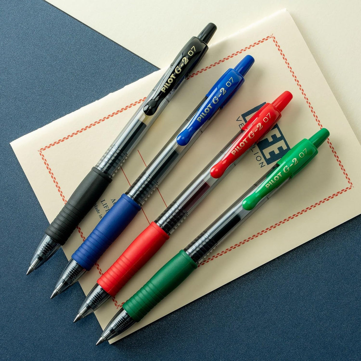 PILOT G2 Premium Gel Pens, Gel Roller Pens, Fine Point 0.7 mm Assorted Colors 8,(Pack of 2)