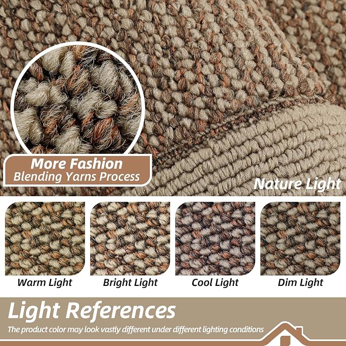 BEQHAUSE Indoor Door Mat 24" x 60", Dirt Trapper Door Mats Non-Slip Entryway