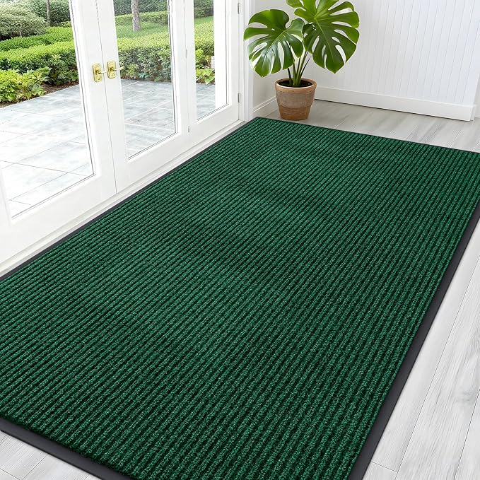 OLANLY Front Door Mat Indoor Outdoor Entrance, Waterproof Heavy Duty Doormat