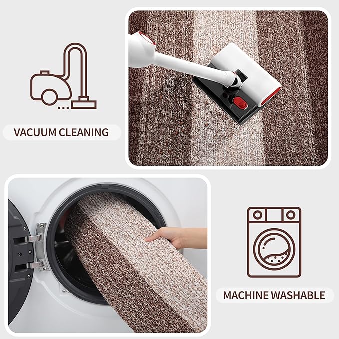Kitinjoy Indoor Outdoor Door Mat, 32x20 Non-Slip Absorbent Dirt Trapper