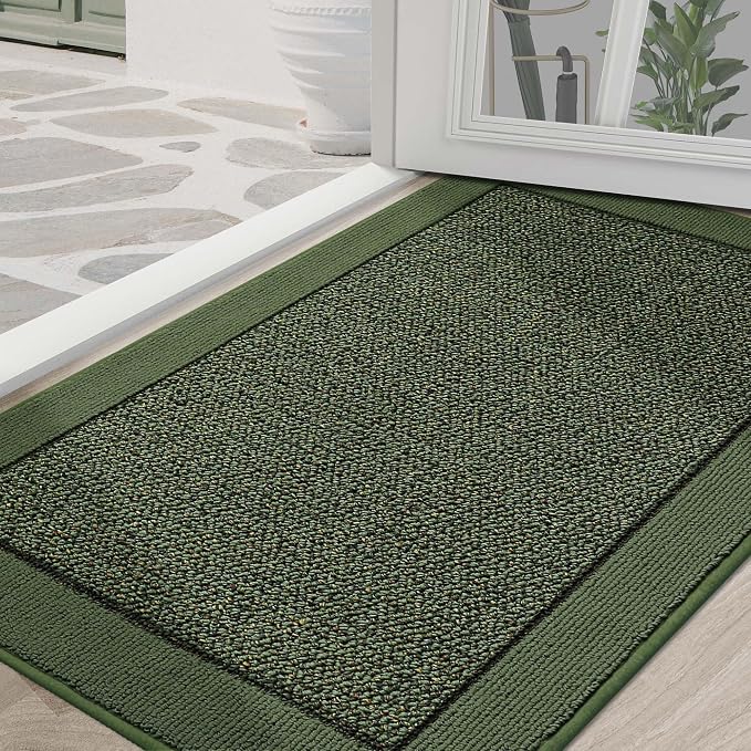 BEQHAUSE Indoor Door Mat 36" x 60", Dirt Trapper Door Mats Non-Slip Entryway