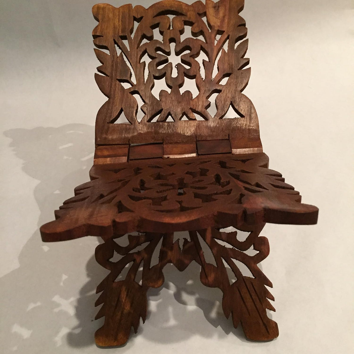 Prayer Book Holder Stand Unique Holidays Gift Rihal Rehal Rail Wooden Carved Gift 15.5"x7"