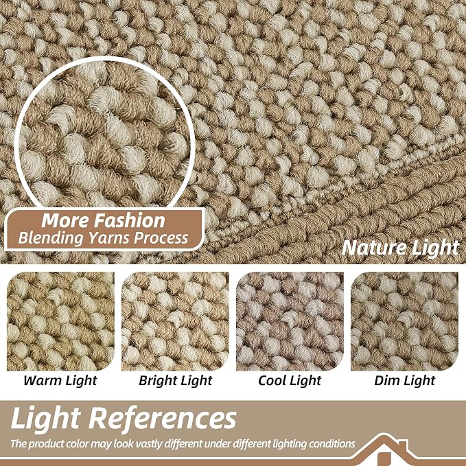 BEQHAUSE Indoor Door Mat 24" x 60", Dirt Trapper Door Mats Non-Slip Entryway