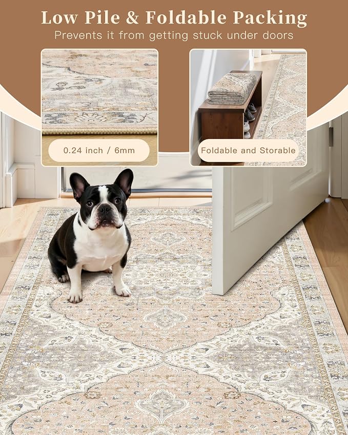 Madane Washable Runner Rug