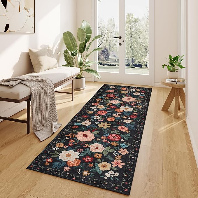 DUKINO Runner Rug, 2.6x8 Kitchen Rugs