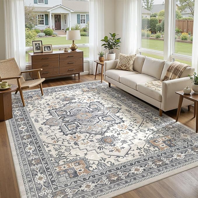 UERMEI 9x12 Area Rug Living Room Rugs