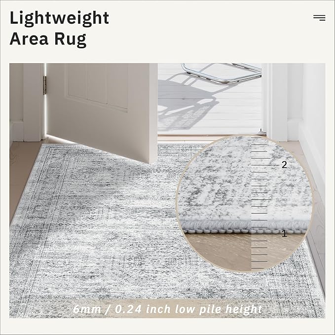 Soalmost Washable Runner Rug