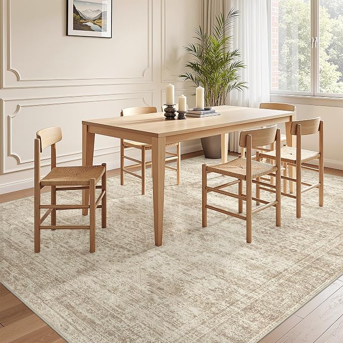 5x7 Area Rugs, Ultra-Thin Washable Rugs