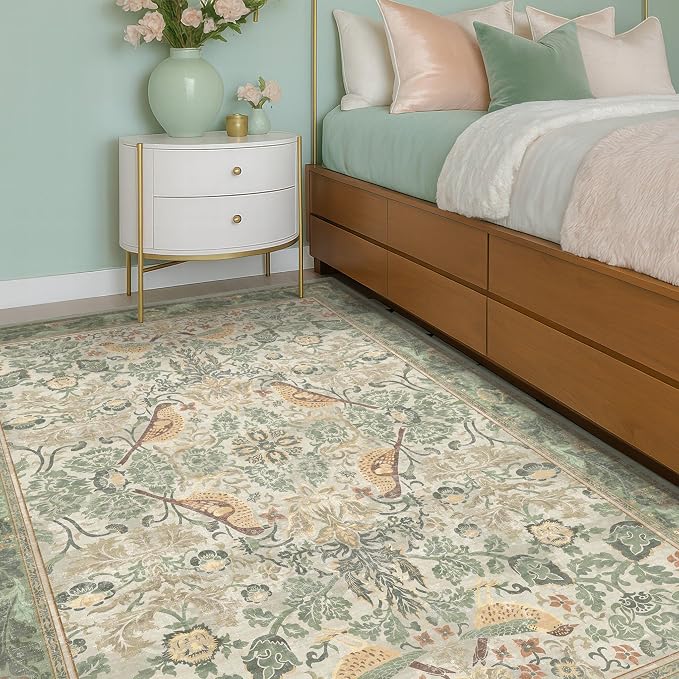Hazo Haus Washable 6x8 Area Rug