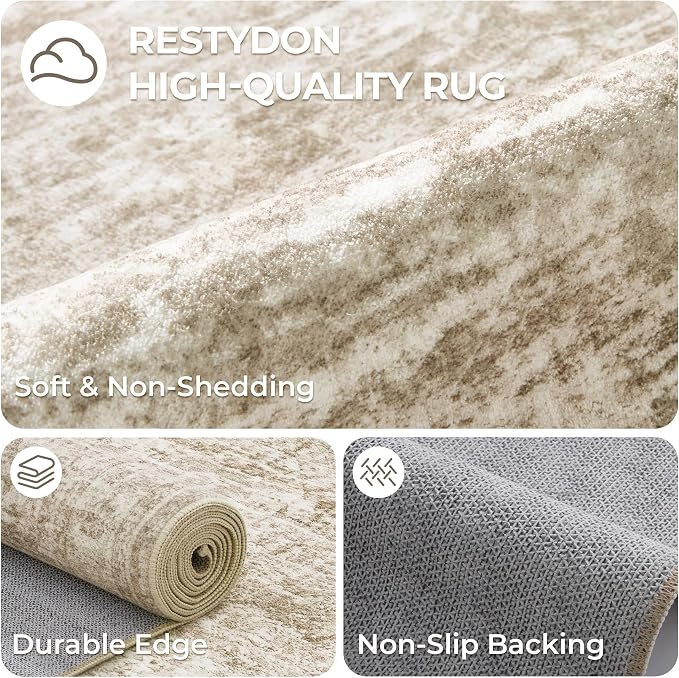 Washable Runner Rug 2.5x14, Non-Slip Long Hallway Runner