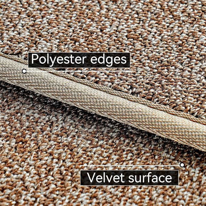 Area Rug with Non Slip Rubber Backing, Washable Soft Floor Carpet