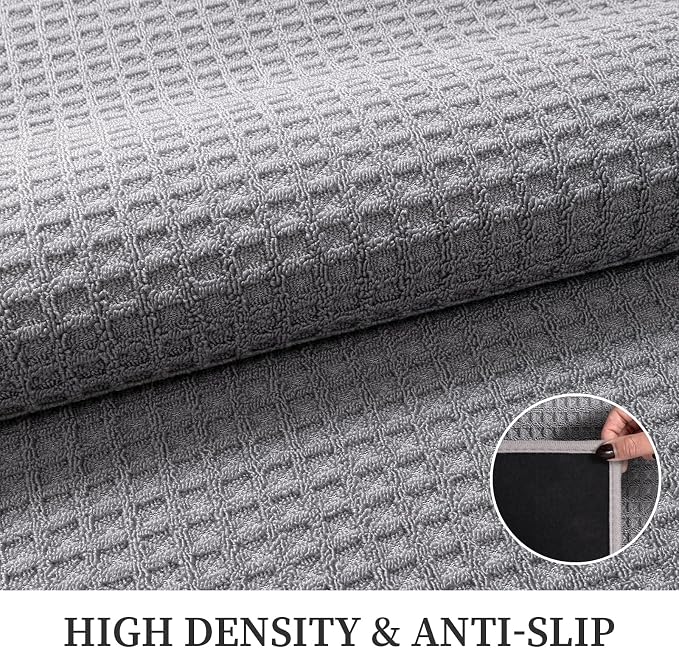 YIHOUSE Indoor Door Mat 20" x 32", Non-Slip Washable Entryway Mat, Dirt Trapper