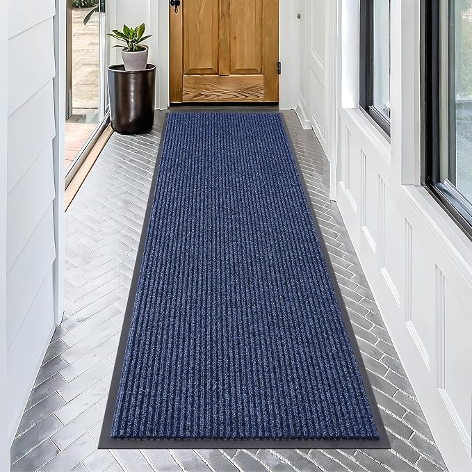 OLANLY Front Door Mat Indoor Outdoor Entrance, Waterproof Heavy Duty Doormat