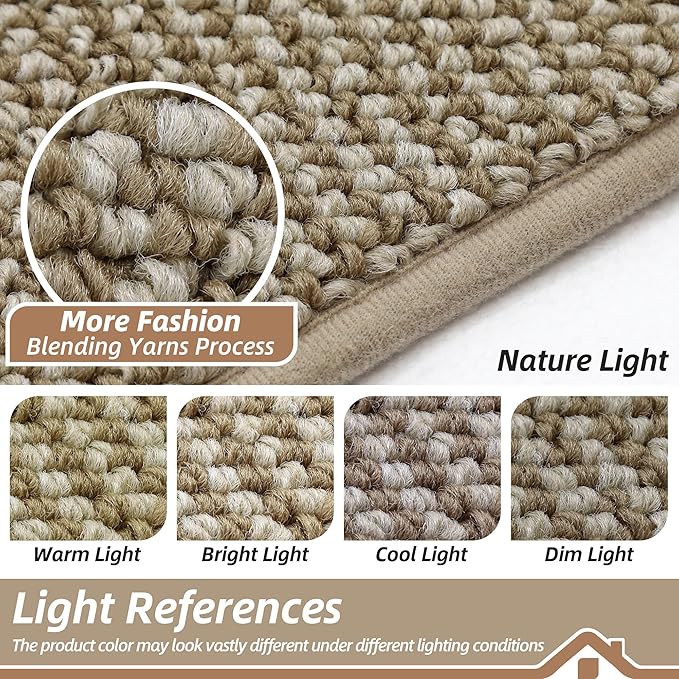BEQHAUSE Dirt Trapper Door Mat 20" x 32", Non-Slip Washable Doormats Entrance