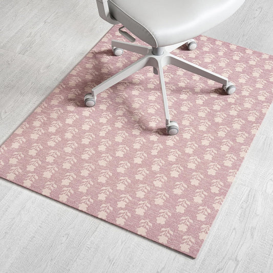 Anji Mountain 54" x 40" Rug'd Office Chair Mat for Carpet & Hardwood Floor